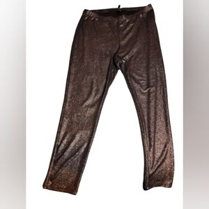 Torrid Shimmery Metallic Leggings Size 2XL